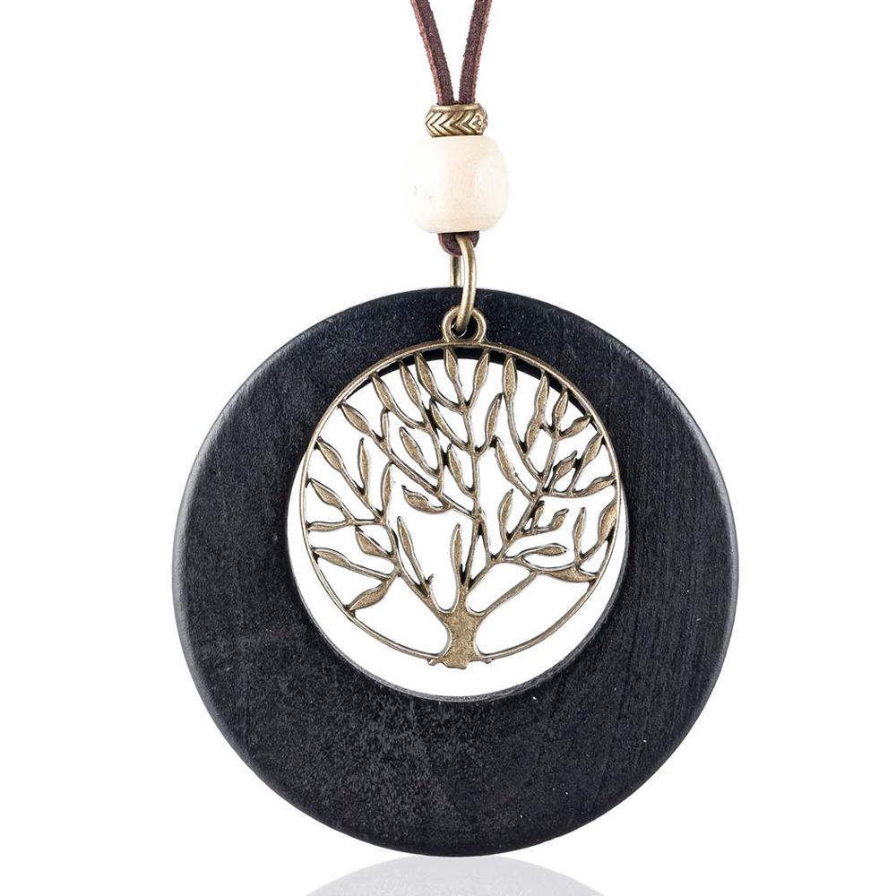 Tree charm necklace